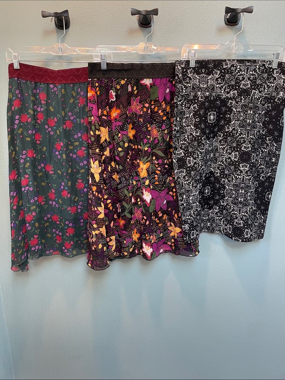 LuLaRoe Skirt Bundle — 2 Lola + 1 Cassie Size Medium